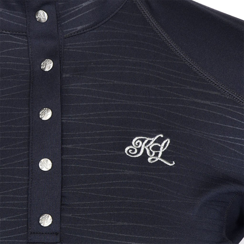 Kingsland KLNovella Ladies Training Shirt with Buttons - Navy-2